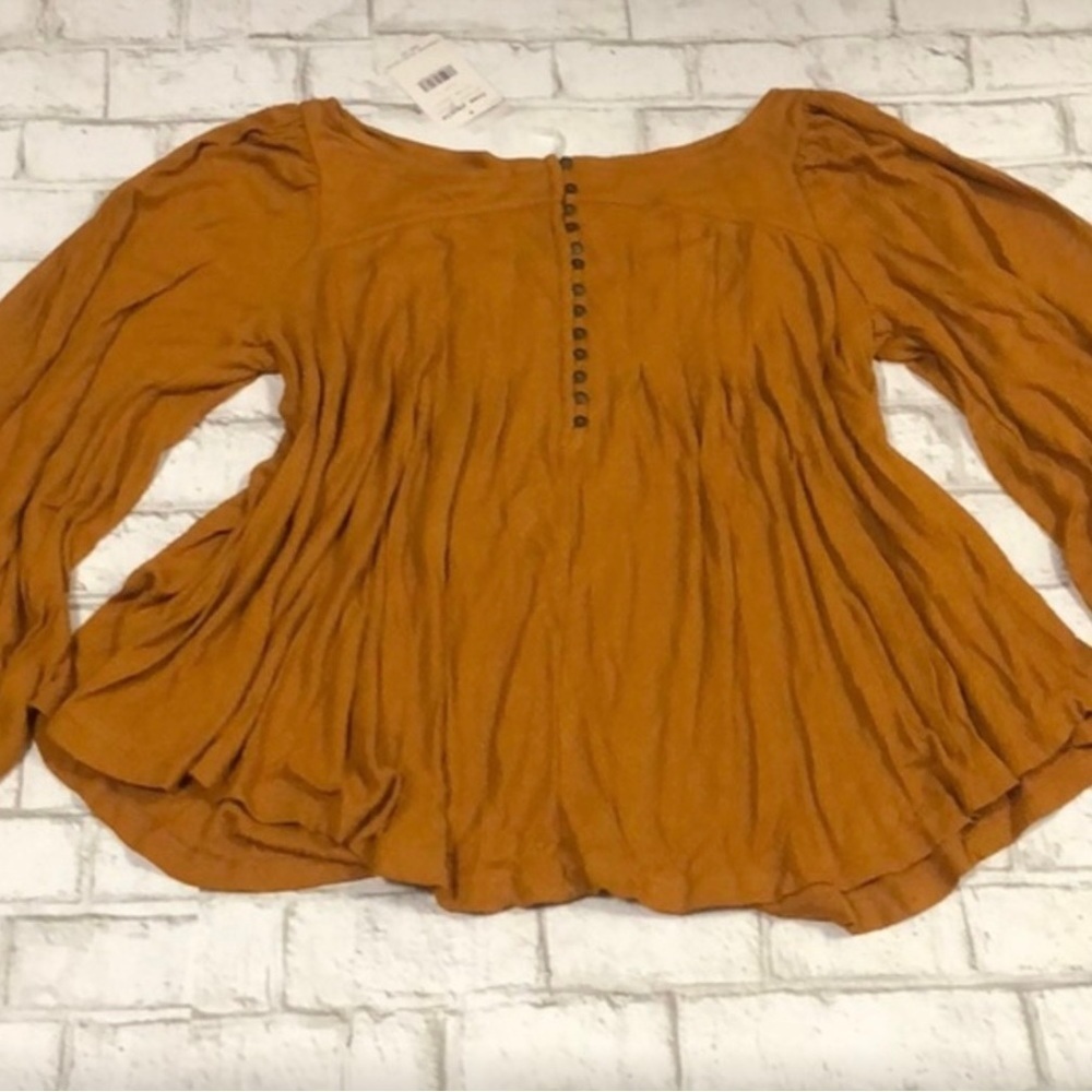 Free People Devin Textured Knit Top NWT - Picture 7 of 9